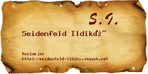 Seidenfeld Ildikó névjegykártya